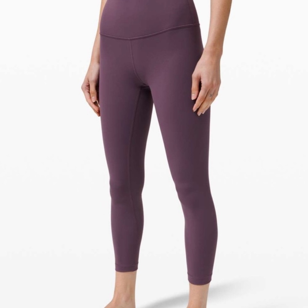 Lululemon Wunder Train High-Rise Leggings size 8 in grape thistle